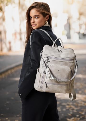 Shrrie Vegan Leather Women's 15.6 Inch Laptop Backpack for Work and Travel | Shrrie Vegan Leather Women's Laptop Backpa