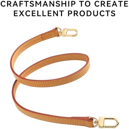 Jiesinlov Vachetta Leather Replacement Crossbody Bags for Women Adjustable Shoulder Strap Speedy 20 25