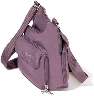 Baggallini Womens Criss Cross 10x11 Crossbody Bag for Fashion Ladies, Stylish and Practical, Daily Use, High-Quality Lea