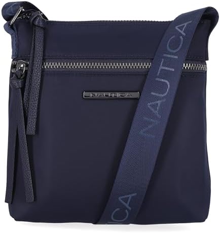 Nautica Diver Nylon Small Women's Crossbody Bag Purse with Adjustable Shoulder Strap for Everyday Use | Lightweight & St