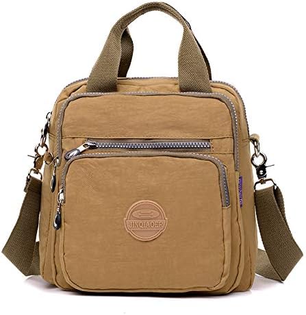Qiyllur Nylon Crossbody Bag for Women Fashion Shoulder Bag with Adjustable Strap