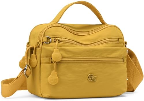 Eslcorri Women Small Shoulder Bag Nylon Simple Zipper Purse Lightweight Casual Mini Bag Eslcorri Women Casual Small Cros