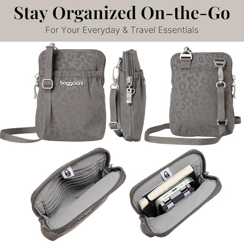Baggallini Bryant Pouch Small Crossbody Bag for Women - Lightweight Crossbody Pouch - Perfect Phone Purse