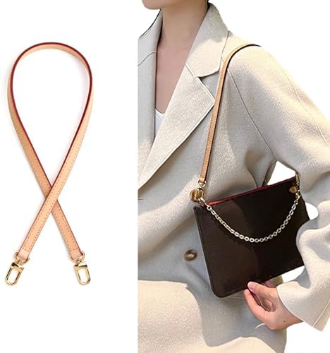 Jiesinlov Vachetta Leather Replacement Crossbody Bags for Women Adjustable Shoulder Strap Speedy 20 25