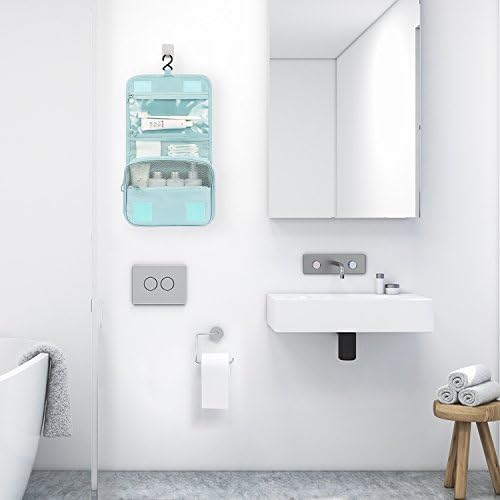 Mossio Large Hanging Toiletry Bag for Men & Women | Durable Sturdy Hook | Mossio Travel Organizer - Large Hanging Cosme