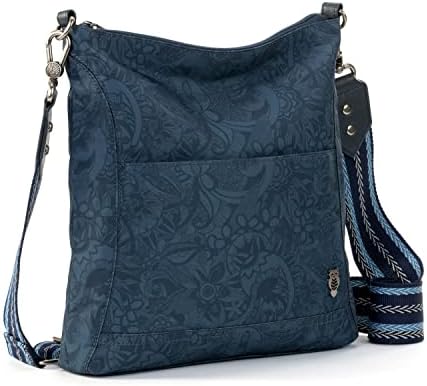 Sakroots Lucia Gen Crossbody Bag for Women Daily Use Fashionable and Practical Black Small Sized Crossbody Bag