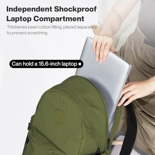 Mixi Outdoor Lightweight Backpack for Women Men Casual Carry On Laptop Travel Bookbag, Water Resistant Durable Hiking Ba