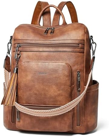 Shrrie Vegan Leather Women's 15.6 Inch Laptop Backpack for Work and Travel | Shrrie Vegan Leather Women's Laptop Backpa