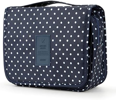 Mossio Large Hanging Toiletry Bag for Men & Women | Durable Sturdy Hook | Mossio Travel Organizer - Large Hanging Cosme