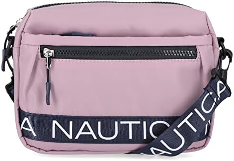 Nautica Nylon Bean Crossbody/Belt Bag for Women Adjustable Shoulder Strap Trendy Lightweight Practical
