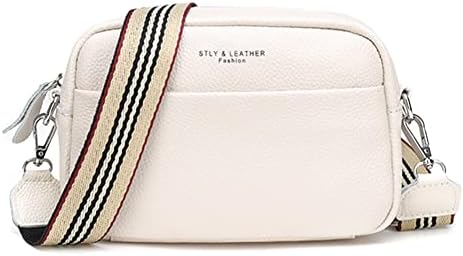 Women Genuine Leather Crossbody Bag for Everyday Use | Trendy Design Wide Strap Crossbody Bag | Camera Crossbody Purs