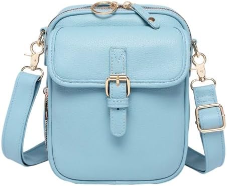 Women's Multi-Slot Multi-Functional Crossbody Leather Bag with Large Capacity Adjustable Shoulder Strap | Multi-Slot Cr