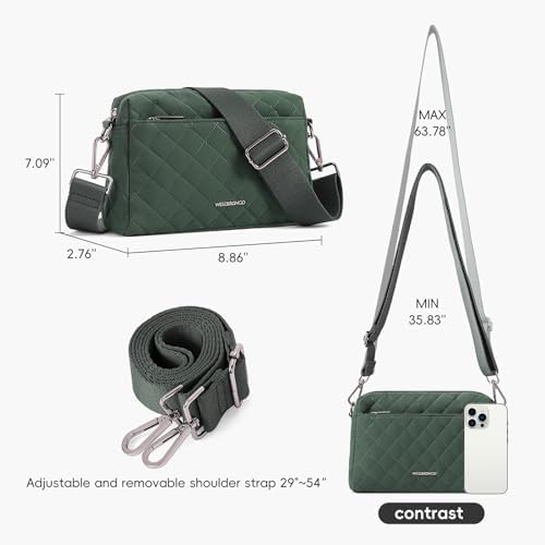 WestBronco Small Crossbody Bags for Women, Shoulder Handbags, Satchel Purse with Adjustable Strap WestBronco Small Cro