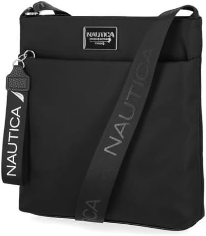 Nautica Diver Nylon Small Women's Crossbody Bag Purse with Adjustable Shoulder Strap for Everyday Use | Lightweight & St