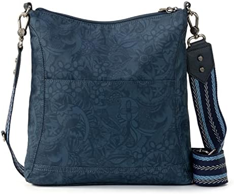 Sakroots Lucia Gen Crossbody Bag for Women Daily Use Fashionable and Practical Black Small Sized Crossbody Bag