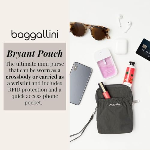 Baggallini Bryant Pouch Small Crossbody Bag for Women - Lightweight Crossbody Pouch - Perfect Phone Purse