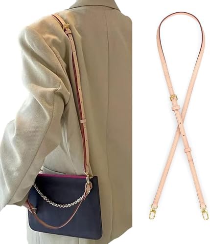 Jiesinlov Vachetta Leather Replacement Crossbody Bags for Women Adjustable Shoulder Strap Speedy 20 25