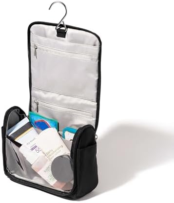 Unisex Lightweight Small Toiletry Kit - Baggallini 5x8 Inch Makeup Bag for Men and Women | Baggallini Unisex Small Toil