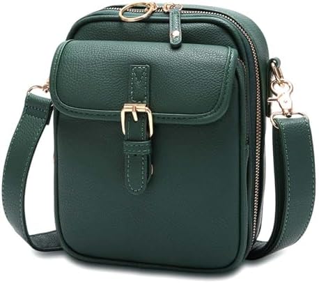 Women's Multi-Slot Multi-Functional Crossbody Leather Bag with Large Capacity Adjustable Shoulder Strap | Multi-Slot Cr