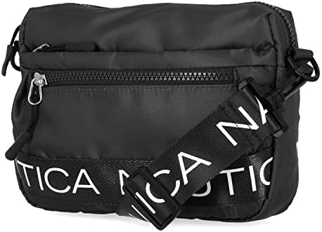 Nautica Nylon Bean Crossbody/Belt Bag for Women Adjustable Shoulder Strap Trendy Lightweight Practical