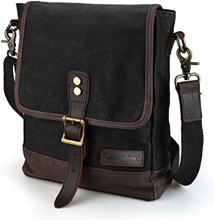 SHANGRI-LA Crossbody Shoulder Bag for Men and Women | Casual Canvas Sling Pack | Versatile Everyday Use | Multiple Compa