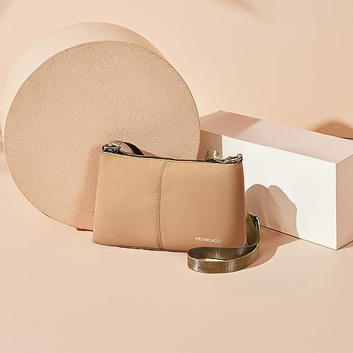 Westbronco Crossbody Bag for Women Vegan Leather Wallet Purses Satchel Shoulder Bags Small Size Westbronco Crossbody Bag
