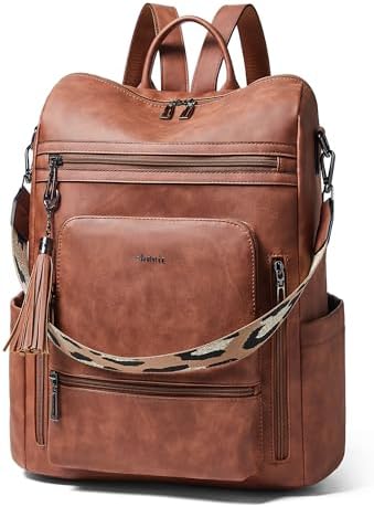 Shrrie Vegan Leather Women's 15.6 Inch Laptop Backpack for Work and Travel | Shrrie Vegan Leather Women's Laptop Backpa