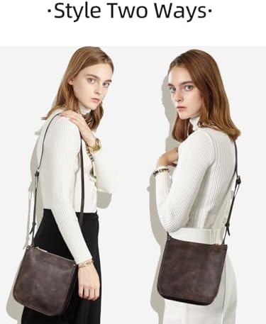 Westbronco Crossbody Bag for Women Vegan Leather Wallet Purses Satchel Shoulder Bags Small Size Westbronco Crossbody Bag