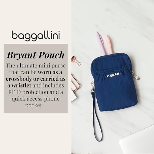 Baggallini Bryant Pouch Small Crossbody Bag for Women - Lightweight Crossbody Pouch - Perfect Phone Purse