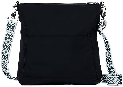 Sakroots Lucia Gen Crossbody Bag for Women Daily Use Fashionable and Practical Black Small Sized Crossbody Bag