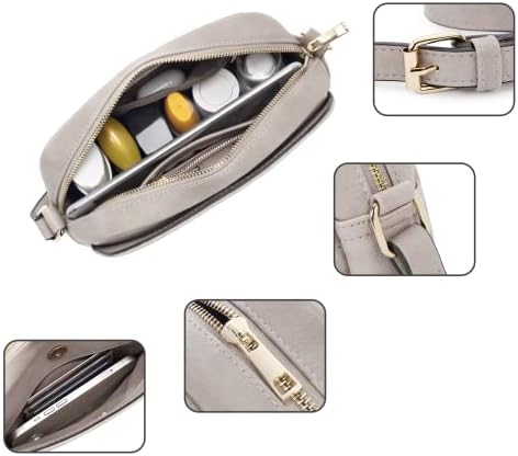 Westbronco Crossbody Bag for Women Vegan Leather Wallet Purses Satchel Shoulder Bags Small Size Westbronco Crossbody Bag