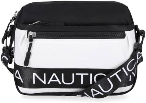 Nautica Nylon Bean Crossbody/Belt Bag for Women Adjustable Shoulder Strap Trendy Lightweight Practical