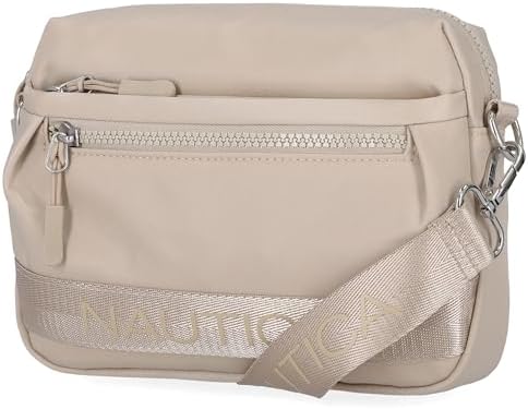 Nautica Nylon Bean Crossbody/Belt Bag for Women Adjustable Shoulder Strap Trendy Lightweight Practical