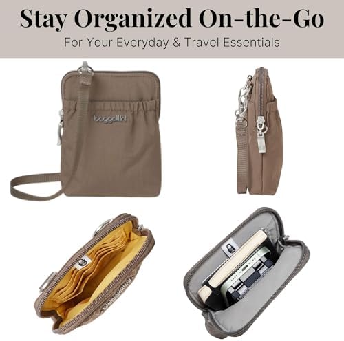 Baggallini Bryant Pouch Small Crossbody Bag for Women - Lightweight Crossbody Pouch - Perfect Phone Purse
