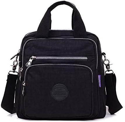 Qiyllur Nylon Crossbody Bag for Women Fashion Shoulder Bag with Adjustable Strap