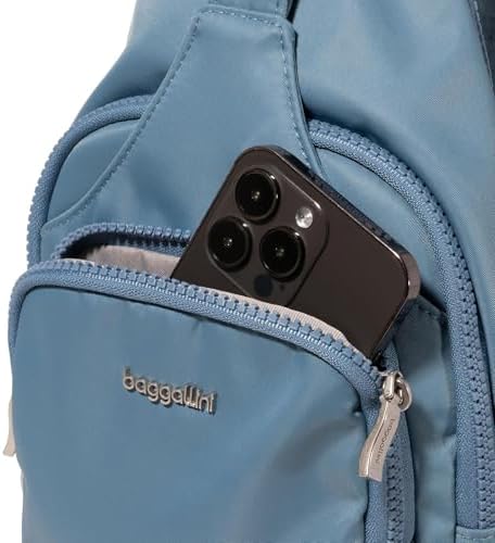 Baggallini Central Park Sling Leather Shoulder Bag for Women | Baggallini Central Park Sling Crossbody Bag for Men | Ba