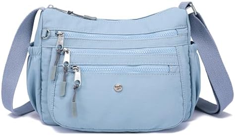 AOCINA Women's Lightweight Multi-Pocket Crossbody Bags for Everyday Use | AOCINA Nylon Messenger Shoulder Handbags for