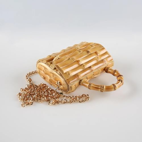 MVUYO Cross Body Messenger Shoulder Bag Long Chain Handmade (D) Women Daily Use Fashionable Bags