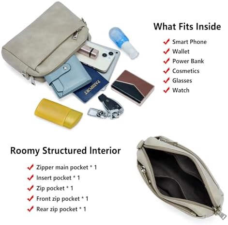 WestBronco Small Crossbody Bags for Women, Shoulder Handbags, Satchel Purse with Adjustable Strap WestBronco Small Cro