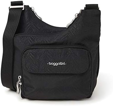 Baggallini Womens Criss Cross 10x11 Crossbody Bag for Fashion Ladies, Stylish and Practical, Daily Use, High-Quality Lea