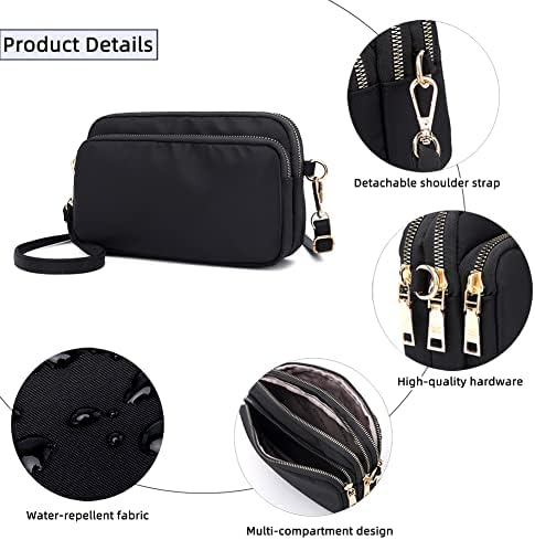 MINTEGRA Lightweight Purses Nylon for Women Crossbody Bag MINTEGRA Lightweight Purses Nylon Small Shoulder Bag Satchel M