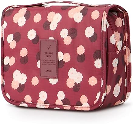 Mossio Large Hanging Toiletry Bag for Men & Women | Durable Sturdy Hook | Mossio Travel Organizer - Large Hanging Cosme