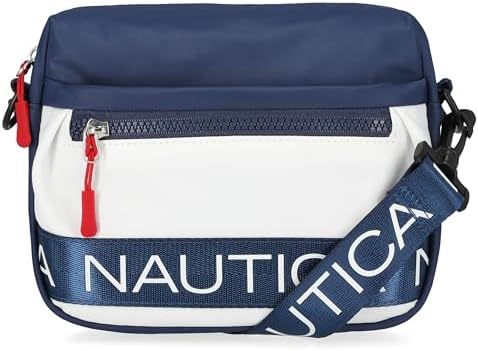 Nautica Nylon Bean Crossbody/Belt Bag for Women Adjustable Shoulder Strap Trendy Lightweight Practical