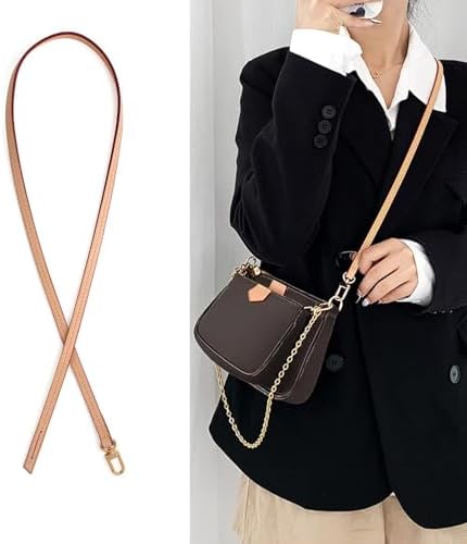 Jiesinlov Vachetta Leather Replacement Crossbody Bags for Women Adjustable Shoulder Strap Speedy 20 25