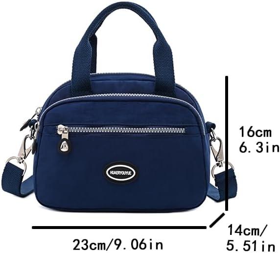 Qiyllur Navy Blue Crossbody Bag for Women, Stylish and Versatile Fashion Accessory | Qiyllur Navy Blue Crossbody Bag fo