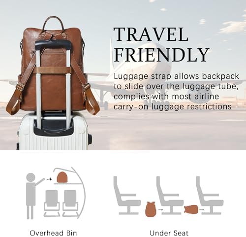 Shrrie Vegan Leather Women's 15.6 Inch Laptop Backpack for Work and Travel | Shrrie Vegan Leather Women's Laptop Backpa