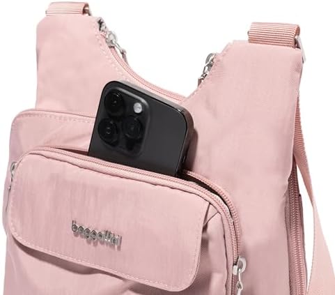 Baggallini Womens Criss Cross 10x11 Crossbody Bag for Fashion Ladies, Stylish and Practical, Daily Use, High-Quality Lea