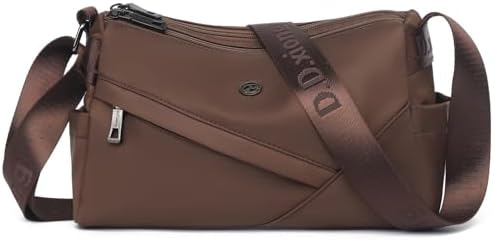 Eslcorri Women Small Shoulder Bag Nylon Simple Zipper Purse Lightweight Casual Mini Bag Eslcorri Women Casual Small Cros