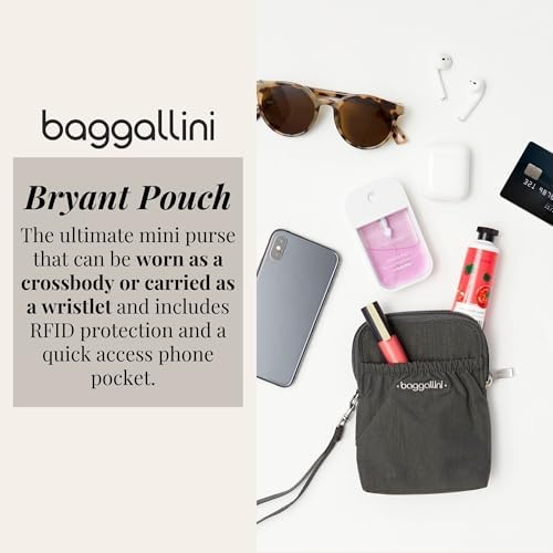 Baggallini Bryant Pouch Small Crossbody Bag for Women - Lightweight Crossbody Pouch - Perfect Phone Purse