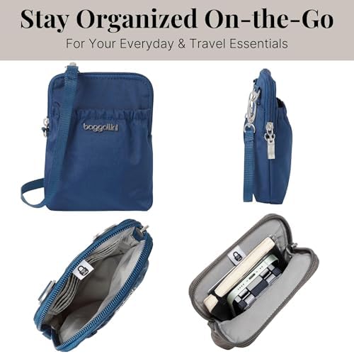 Baggallini Bryant Pouch Small Crossbody Bag for Women - Lightweight Crossbody Pouch - Perfect Phone Purse